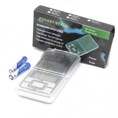 Весы электронные «Pocket Scale», 300 гр/0,01 гр, 6×12 см, с коробкой и батарейками