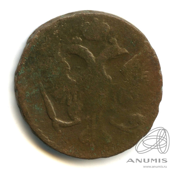 Деньга (½ копейки) 1745 — (½ копейки) - Орел 1744 г (Орел 1744 г.)