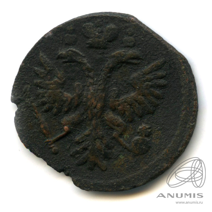 Деньга (½ копейки) 1735 — (½ копейки) - Орел 1730 г (Орел 1730 г.)