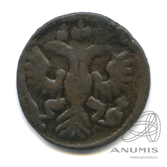 Полушка (¼ копейки) 1736 — (¼ копейки) - Орел 1735 г (Орел 1735 г.)
