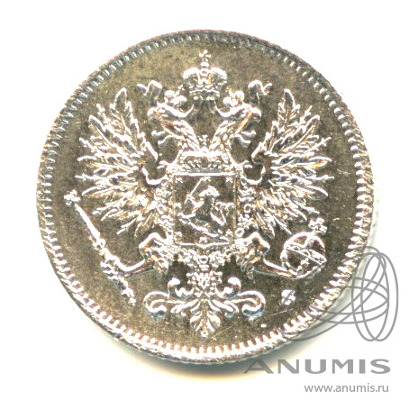 25 пенни 1915 S — Для Финляндии - Яркий штемпельный блеск