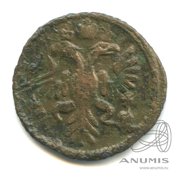 Полушка (¼ копейки) 1734 — (¼ копейки) - Орел 1730 г (Орел 1730 г.)