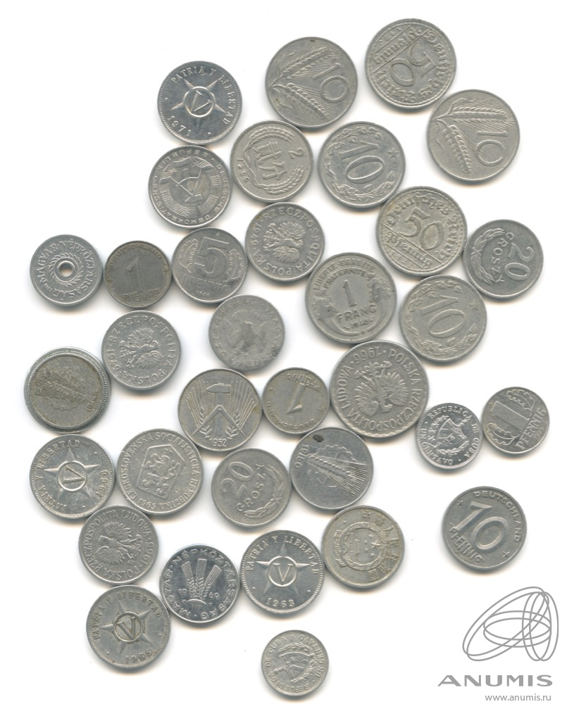 35 монет. 30 Стран 30 монет