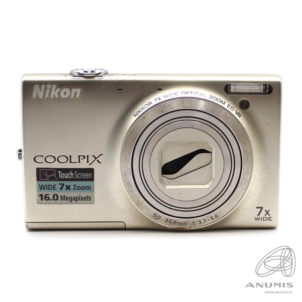 Фотоаппарат цифровой «Nikon Coolpix S6150» Без аккумулятора. Лот №7301 ...