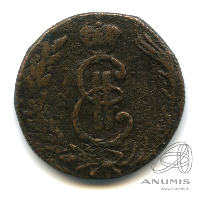 1 копейка 1771 КМ — Сибирская монета