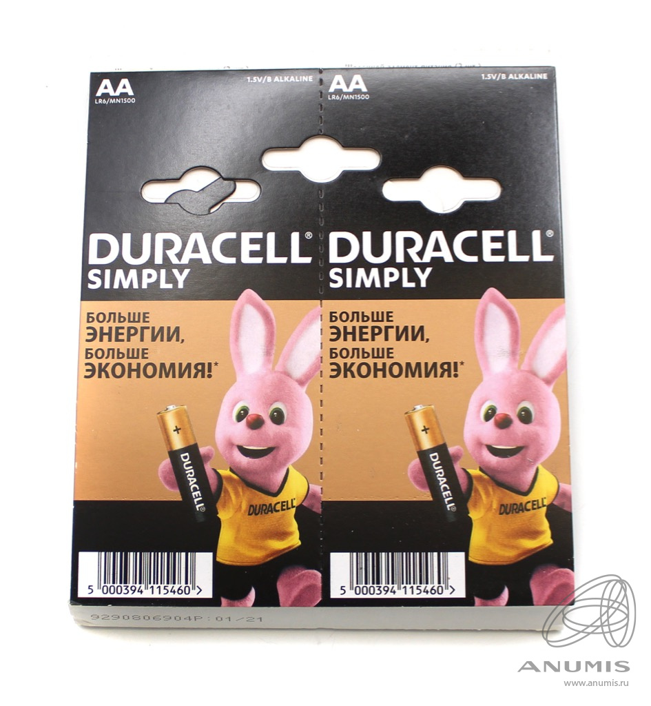 Батарейки аа duracell 12