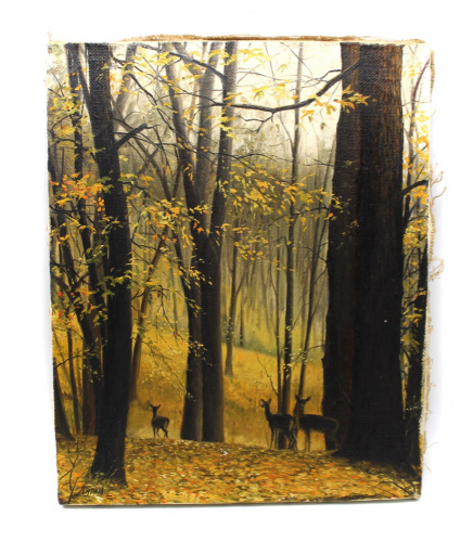 Картина «Пейзаж». 39×31 см. Холст, масло 1991