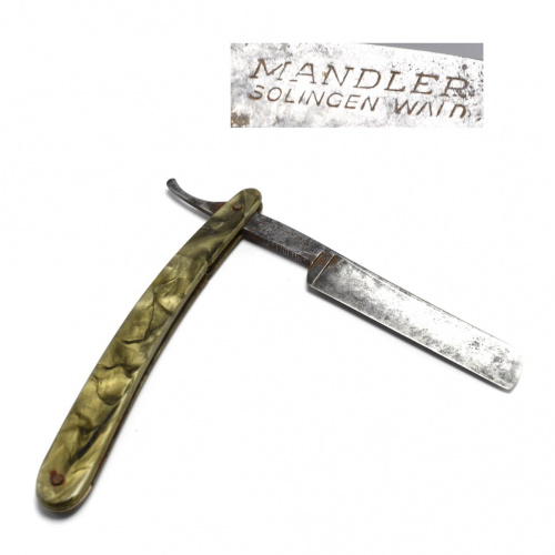 Опасная бритва «Mandler», в футляре «Труд», 16,5 см