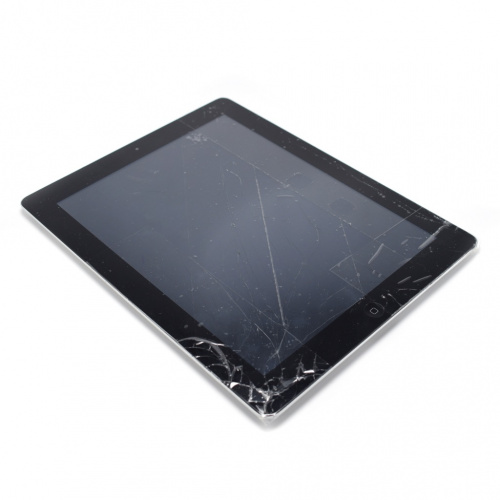Планшет APPLE IPad 3, модель А1430, 64 Гб. Размер 18,5×24 см. Дефекты: Разбит экран. Сенсор работает только в левом верхнем углу 2014
