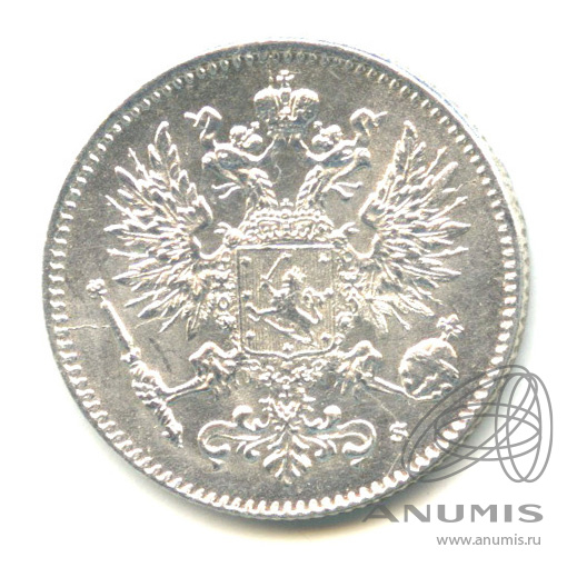 50 пенни 1916 S — Для Финляндии