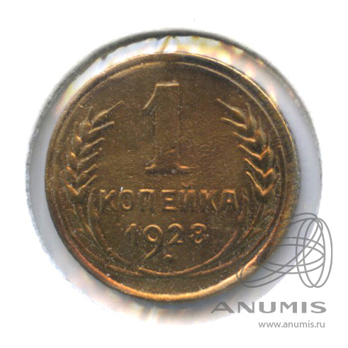 1 копейка 1928 — В холдере