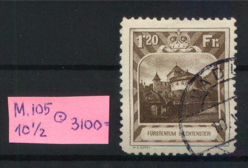 Марка почтовая «Пейзажи». М105 10 1/2 1930