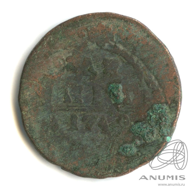 Деньга (½ копейки) 1749 — (½ копейки) - Орел 1744, 1748 г (Орел 1744, 1748 г.)