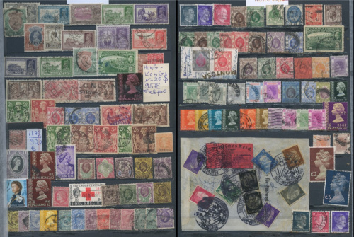 Альбом с марками. Всего 2400 шт. 1917−1924 Гражданская война, СССР, Золотой стандарт и другое. По каталогу Соловьева, зверева 0коло 38 000 рублей + Англия, колонии, Китай, Рейх, Азия и прочее по каталогу Gibbons около 1600 фунтов