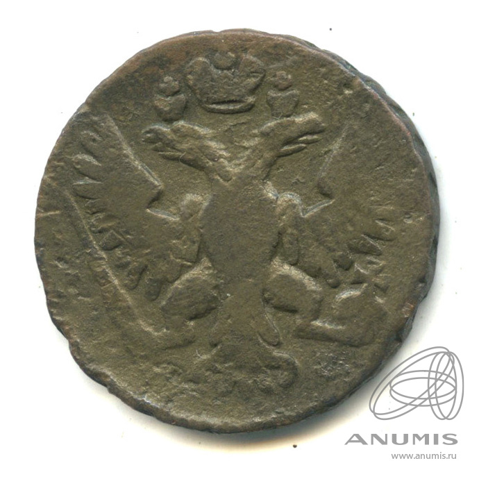 Деньга (½ копейки) 1750 — (½ копейки) - Орел 1744, 1748 г (Орел 1744, 1748 г.)