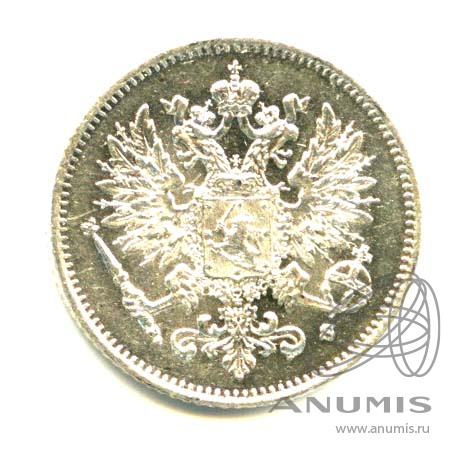 25 пенни 1915 S — Для Финляндии - Яркий штемпельный блеск