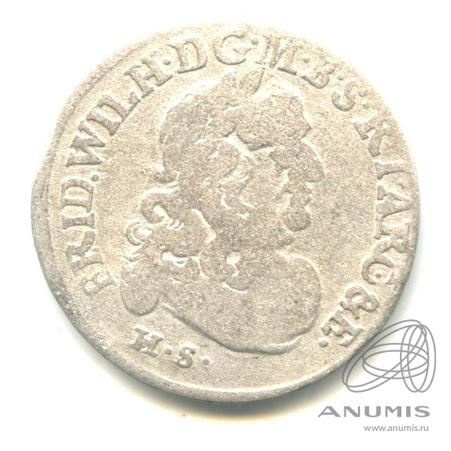 6 грошей 1682. Пруссия. Лот №2909. Аукцион №260. – ANUMIS