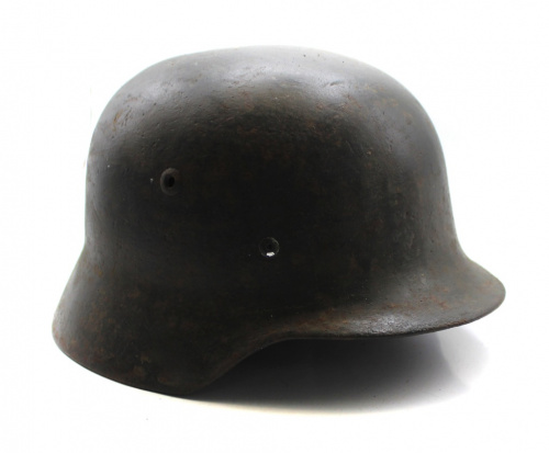 Каска Вермахт М-35. + сертификат. 22×27 см