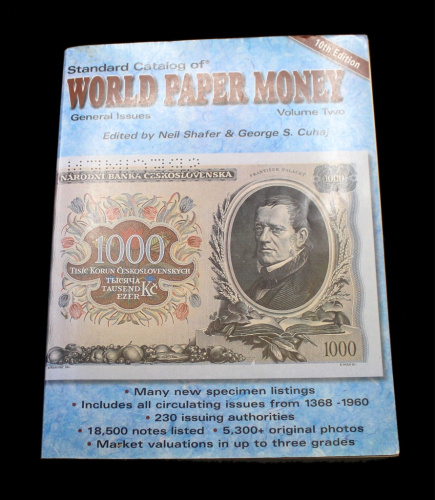 Каталог «World Paper Money». Автор: Neil Shafer. George S. Cuhaj. 1173 стр