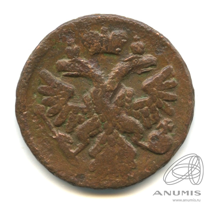 Деньга (½ копейки) 1738 — (½ копейки) - Орел г (Орел 1738 г.)