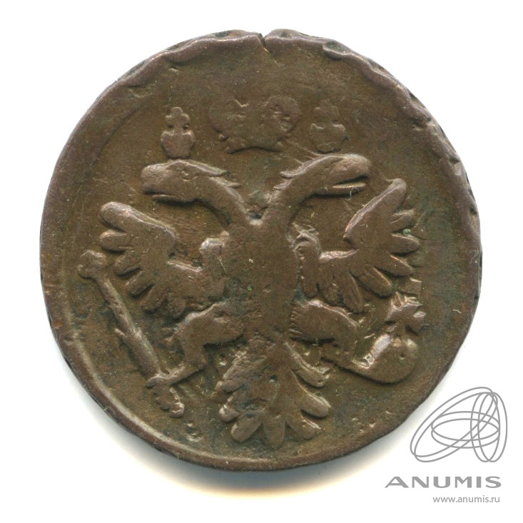 Деньга (½ копейки) 1737 — (½ копейки) - Орел 1730 г (Орел 1730 г.)