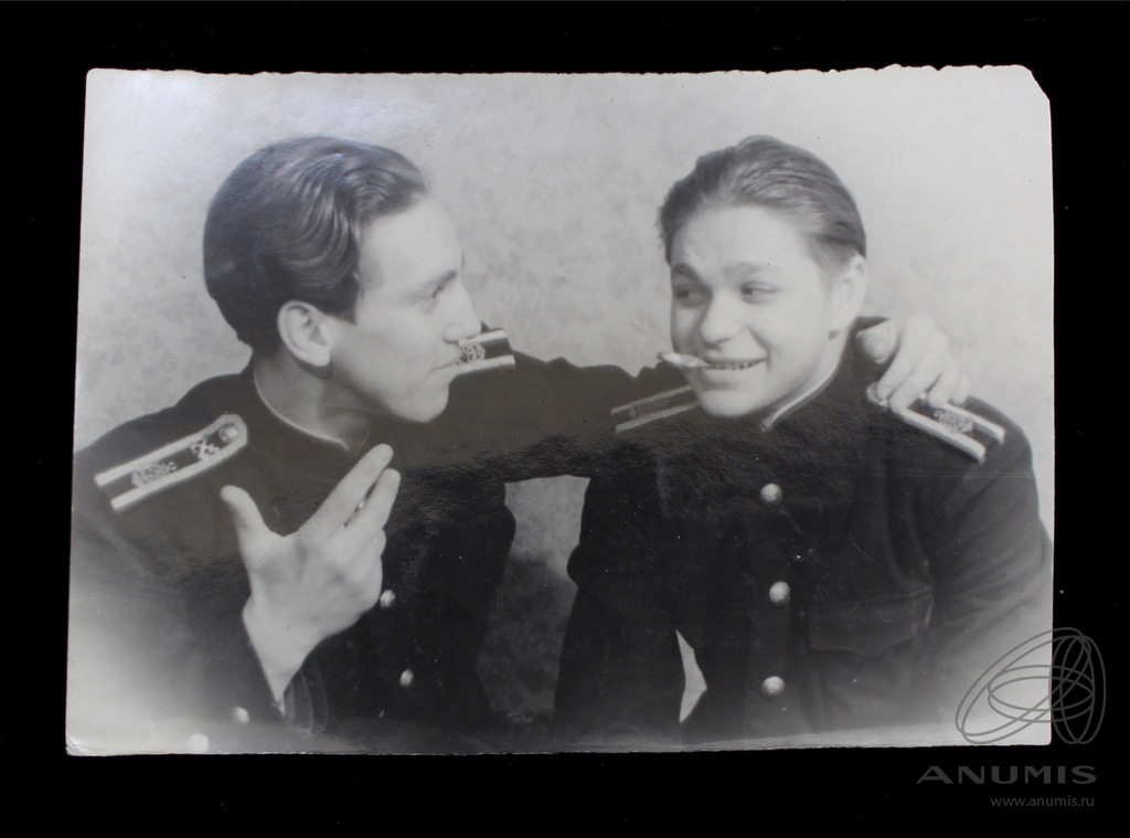 Фотография «Курсанты речного училища» 14×10 см. СССР. Лот №5777 ...