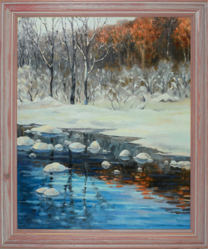Картина «Ноябрь». Масло, холст. Размер 30×40 см