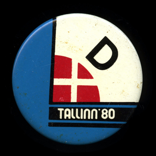 Знак «Таллин 1980». Крепление: булавка