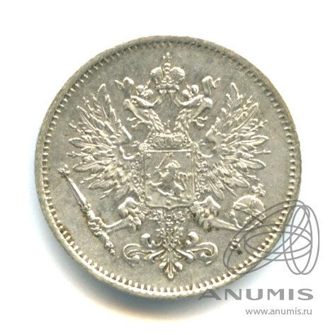 25 пенни 1915 S — Для Финляндии. В капсуле