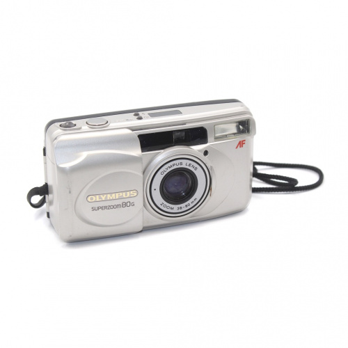Фотоаппарат пленочный «Olimpus super zoom 80 G». 12×7×5 см. Требуется замена аккумулятора