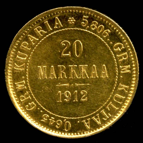 20 марок — Для Финляндии 1912 S