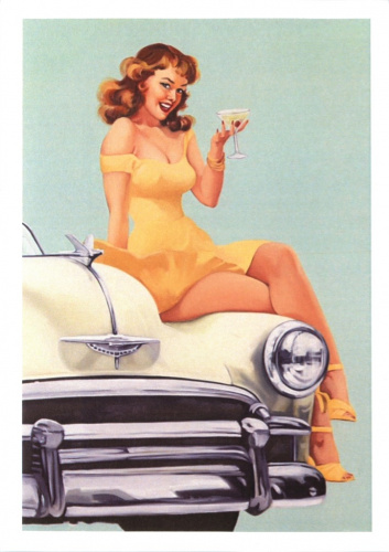 Карточка почтовая «Pin-up»