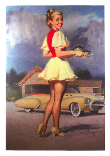 Карточка почтовая «Pin-up»