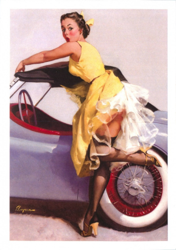 Карточка почтовая «Pin-up»