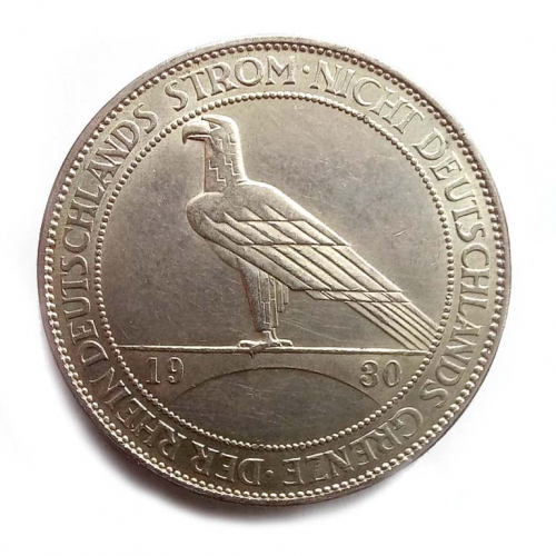 5 рейхсмарок — Освобождение Рейнской области (Рейнланда) 1930 A