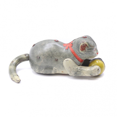 Игрушка «Кошка», заводная, 13 см. Дефекты: Без ключа