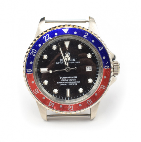 Часы наручные «ROLEX», копия конца 90-х, начала 2000 годов. Стекло заменено на новое. ⌀ 4 см