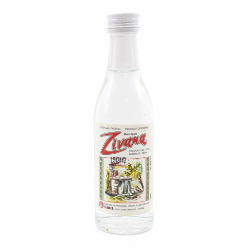 Алкоминиатюра водка «Zivana». 50 мл