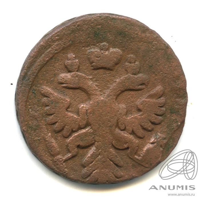 Деньга (½ копейки) 1737 — (½ копейки) - Орел 1730 г (Орел 1730 г.)