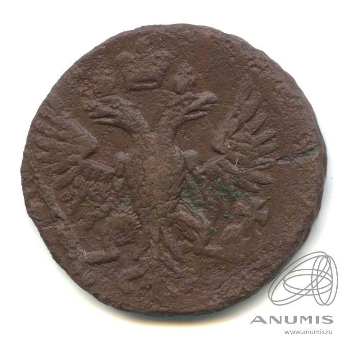 Деньга (½ копейки) 1750 — (½ копейки) - Орел 1744, 1748 г (Орел 1744, 1748 г.)