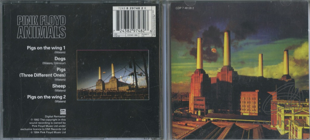 Обратная сторона альбомов. Pink Floyd 1977 animals CD. Pink Floyd "animals (CD)". Pink Floyd 1977 animals обложка альбома. Пинк Флойд Энималс 1977 буклет.