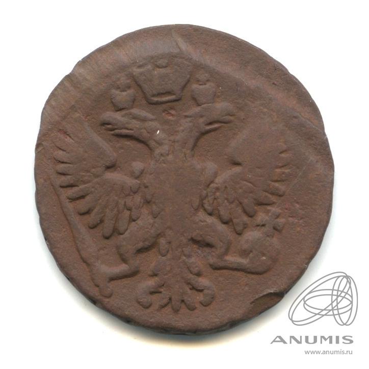 Деньга (½ копейки) 1750 — (½ копейки) - Орел 1744, 1748 г (Орел 1744, 1748 г.)