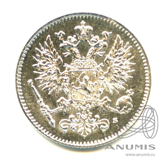 50 пенни 1916 S — Для Финляндии