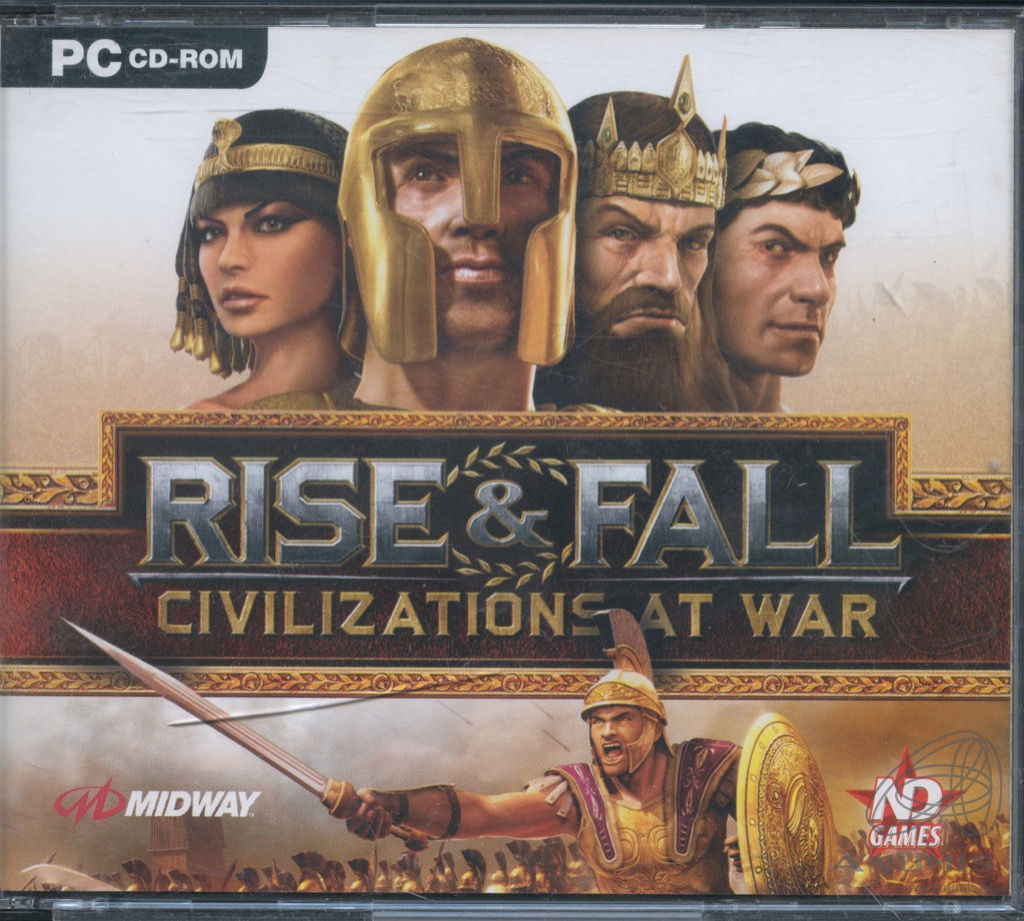 Игра для PC: Rise and Fall: Civilizations at War, 4 диска в комплекте