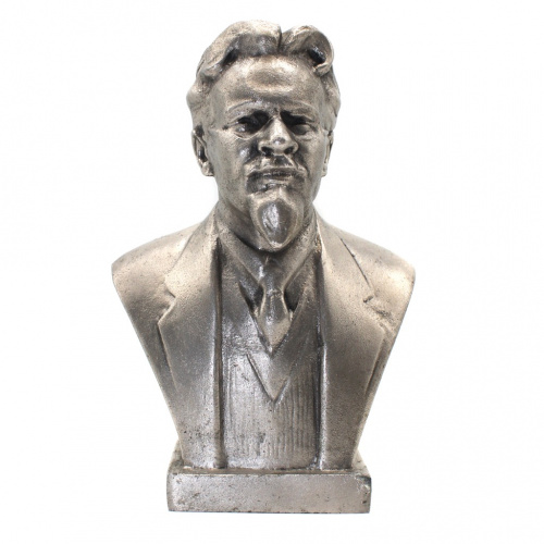 Силуминовый бюст «М.И. Калинин» 1965−1975 гг. Скульптор Б.В. Едунов. Размер 13×19 см