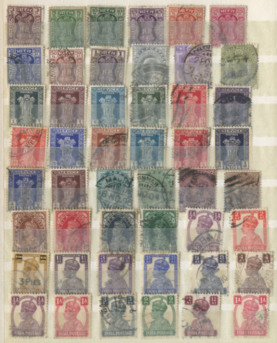 Лот почтовых марок. В альбоме, 627 штук. Гашёные. С 1880-х годов 1880−е
