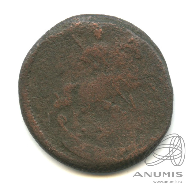Деньга (½ копейки) 1759 — (½ копейки) - Вензель императрицы Елизаветы