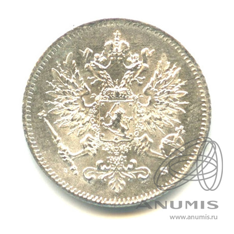 25 пенни 1916 S — Для Финляндии. Штемпельный блеск