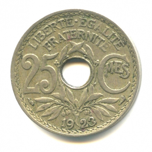 25 сантимов 1923