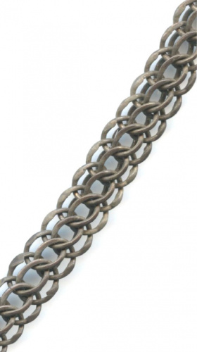 Цепочка. Серебро 925 пробы. Длина 46 см. Вес 16,85 г
